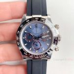 1:1 Swiss Clone Rolex Daytona Blue Dial Rubber Strap watch Noob Rolex Watches